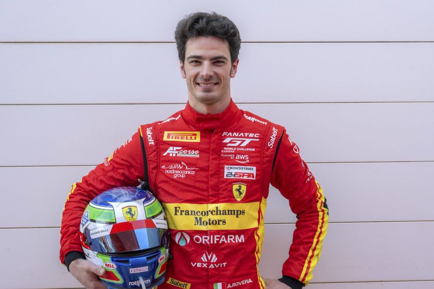 Rovera torna nel GTWC nel mito della 24 Ore di Spa su Ferrari